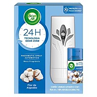 Bom Ar Aromatizador Spray + Refil Flor de Algodão: Perfume que Dura 70 Dias - imagem 1