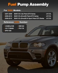Bomba de Combustível Elétrica para BMW X5 E70 (2007-2010) 3.0si/xDrive30i - Desempenho e Confiabilidade - imagem 3