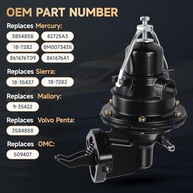 Bomba de Combustível Mecânica para MerCruiser e Volvo Penta 2.5L-3.7L (1995-2001) - Substitui 3854858 - imagem 4