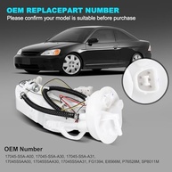 Módulo Bomba Combustível Elétrica OTO-K para Honda Civic 2002-2005 (1.3L, 1.7L, 2.0L) - Substitui #17045-S5A-A00 - imagem 4