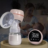 Bomba Elétrica de Amamentação Portátil com Tela LED, 2 Modos e 9 Níveis de Sucção | Silenciosa + Protetor de Silicone 22mm - imagem 3