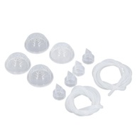 Conjunto Protetor de Peito Ainoli para Bomba Tira Leite - 4 Válvulas Bico de Pato + Flanges de Silicone Macio - imagem 3