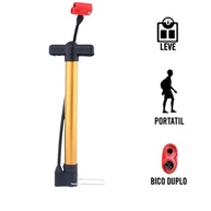 Bomba de Ar Karbox 30cm Amarela: Pneus de Bike, Moto e Carro Sempre Cheios! - imagem 3