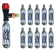 Bomba de CO2 para Bicicleta + 10 Cilindros 16g - Encha Pneus na Hora! - imagem 1