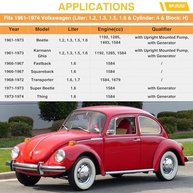 Bomba de Combustível Mecânica SP1018MP para VW Beetle, Karmann Ghia e Fastback 1.2-1.6L - imagem 3