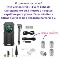 Bomba de Ar Compressor Inteligente Sem Fio: Inflar Pneus com Tecnologia e Praticidade! - imagem 5