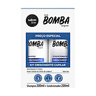 Bomba Original Salon Line: Kit Shampoo + Condicionador 200ml - imagem 1