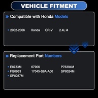 Bomba de Combustível Completa para Honda CR-V 2.4L (2002-2006) - E8733M - imagem 3