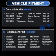 Bomba de Combustível Completa para Chrysler Town & Country, Dodge Grand Caravan, Ram C/V e VW Routan 3.6L V6 - imagem 3
