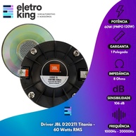Kit Driver JBL D202Ti 60W + Corneta Bomber - imagem 2