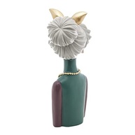 WOLFF - Boneca Decorativa com Batom em Resina 31cm | Peça de Estilo e Personalidade para Decoração Moderna - imagem 3