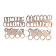 Baoblaze Molde para Cortar Olhos de Boneca - Ferramenta Reutilizável em Metal para Artesãos e Colecionadores - imagem 2