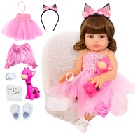 Boneca Reborn Bailarina de Silicone: Realismo e Banho! - imagem 1