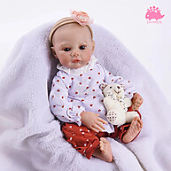 Boneca Reborn Corações Felizes: Realismo e Fofura! - imagem 1