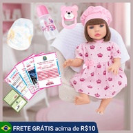 Boneca Reborn Silicone: Banho e Realismo! - imagem 1