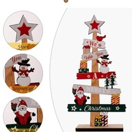 Decoração de Mesa para Natal - Estatueta Coleção Papai Noel e Boneco de Neve - imagem 4