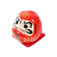 Boneco Daruma Cerâmica Vermelho 4cm - Simbolismo Japonês para Sorte e Determinação - imagem 2