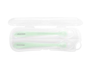 Colheres de Silicone Kikka Boo Menta - Seguras, Macias e com Estoque Higiênico - imagem 2