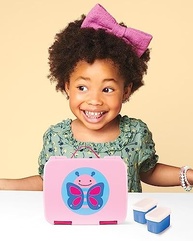 Lancheira Escolar Infantil Skip Hop Borboleta com Bento Box - Organização e Estilo para o Lanche Perfeito - imagem 3
