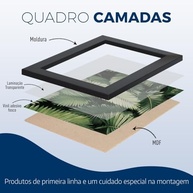 Quadro Decorativo Borboleta Metamorfose com Frase Inspiradora - 33x43cm - Moldura Preta - imagem 5