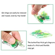 Adesivos de Borboletas Espessas de Gel Reutilizáveis - Decoração Divertida para Janelas, Paredes e Quartos Infantil - imagem 5
