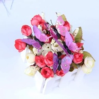 Borboletas 3D Adesivas com Ímãs Rosa - Decore com Charme e Estilo - imagem 3