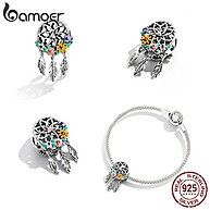 Contas de Prata Bamoer 925: Flores e Borboletas - imagem 2