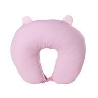 Almofada de Amamentação Bordada com Orelhas - Coruja Rosa | Conforto e Estilo para Mamãe e Bebê - imagem 5