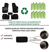 Tapete Automotivo Sandero 2008-2014: Carpete Premium Bordado com Estilo e Proteção - imagem 3