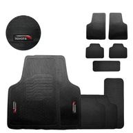 Jogo de Tapetes de Borracha Premium para Corolla 2003-2008 com Logo Bordado - 5 Peças - imagem 1