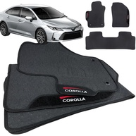 Jogo de Tapete Borracha Corolla 2020-2025 Personalizado | Impermeável e Logo Bordado - imagem 1