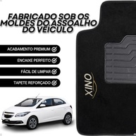 Tapete Carpete Onix 2012-2018 Preto Bordado: Proteção e Estilo para Seu Carro - imagem 5