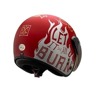 Capacete Peels F21 Burn Bordo Vinho Aberto: Estilo e Segurança para Sua Moto - imagem 5
