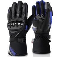 Luva de Moto Inverno BORLENI: Impermeável, Térmica, Fibra de Carbono e Touchscreen - imagem 1