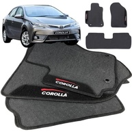 Jogo de Tapetes Automotivos em Borracha para Corolla 2018-2019: Proteção e Estilo com Logo Bordado (3 Peças) - imagem 2