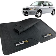 Jogo de Tapetes de Borracha Automotivo com Logo Bordado 5 Peças para Chevrolet Celta 2010-2014 - imagem 2