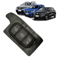 Capa Botões Borracha Chave Controle Kwid Duster Sandero Logan 3 Botões - Reparo Essencial - imagem 2
