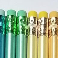 Kit 6 Lápis HB Pastel Perolado Leo&Leo com Borracha - imagem 2