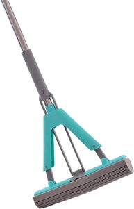 MOP Dobrável com Base de Borracha 130x27cm - Limpeza Eficiente e Confortável - imagem 1