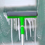 Brilhus Mop Limpa Vidros com Cabo Extensível 96cm - Espuma e Borracha para Limpeza sem Marca - imagem 3