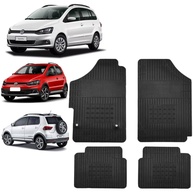 Jogo de Tapetes de Borracha Premium para VW Fox, Crossfox e Spacefox (2019+) com Ilhós - imagem 1