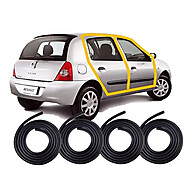 Borrachas Vedação Porta Clio: Kit Completo 4 Portas - imagem 1