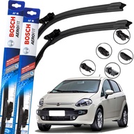 Par Palheta Limpador Parabrisa Bosch Aerofit Multiclip Fiat Punto 2007-2017 - imagem 1