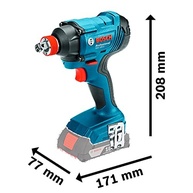 Bosch GDX 180-LI: Chave de Impacto Profissional 18V 180Nm com Mandril 2 em 1 - imagem 4