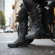 Bota Motociclista Cano Alto Maverick em Couro Leígítimo - imagem 4