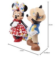 Enesco Disney Showcase Estatueta Botânica Mickey e Minnie - 17 cm, Multicolorida - imagem 4