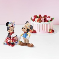 Enesco Disney Showcase Estatueta Botânica Mickey e Minnie - 17 cm, Multicolorida - imagem 3