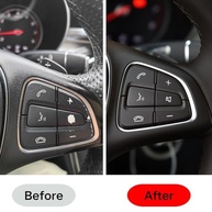 Botão de Volante para Mercedes Benz Classe C & GLC (2014-2019) - Controle de Áudio e Voz (Esquerdo, Preto) - imagem 5