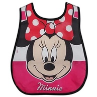Babador BabyGo Minnie Baby Grande com Botão e Porta-Migalhas Lavável - imagem 2