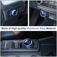 Kit 7 Peças Acabamento Botão Controle Central Ford Maverick 2022-2024 - Azul Premium - imagem 5